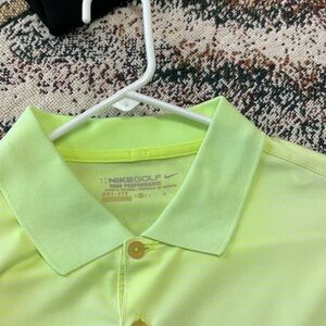 Nike Golf Neon Green Polo Shirt